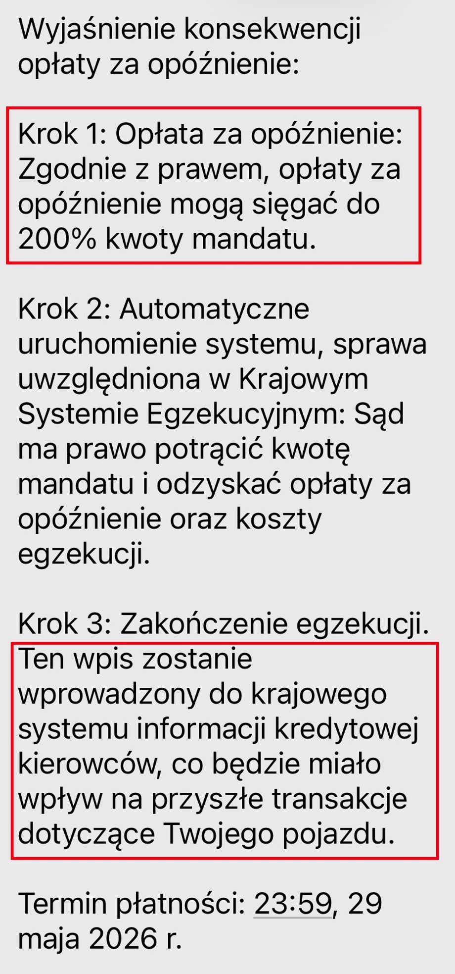 Oszustwo z mObywatelem. Oto nowy sposób na kradzież pieniędzy 6 Wiadomość wysłana przez oszusta
