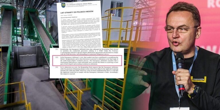 Lwów kontra polska spółka. Przełom w liście dyrektora Zielonego Miasta do mediów 1 Lwów kontra polska spółka. Przełom w liście dyrektora Zielonego Miasta do mediów 1