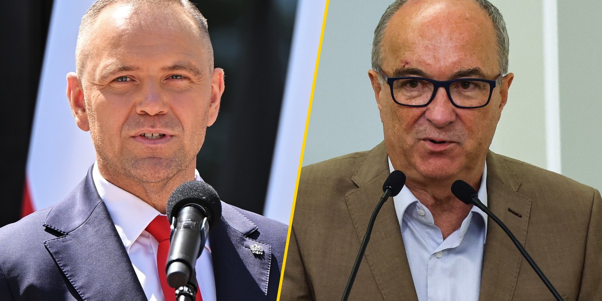 Bezpieczne zerowe oprocentowanie prezydenta. Włodzimierz Czarzasty wyjaśnił, co dalej. 2 Od lewej: Karol Nawrocki i Włodzimierz Czarzasty
