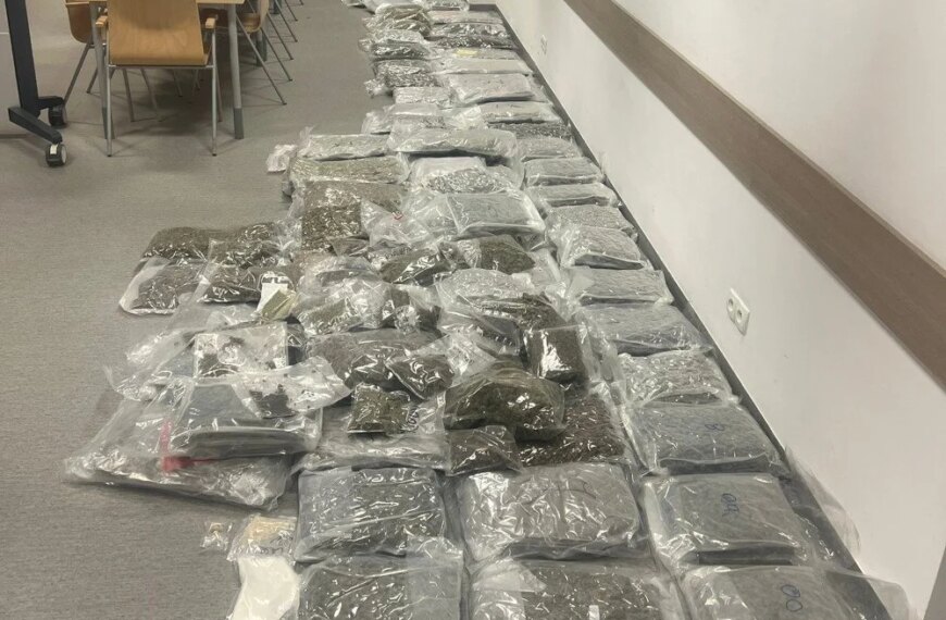Narkotykowy magazyn na warszawskim Mokotowie. Policja zabezpieczyła towar o wartości 6,7 mln zł