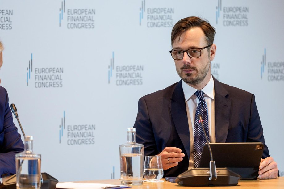 Wiceprezes Banku Gospodarstwa Krajowego Jakub Jaworowski, jeden ze współautorów rekomendacji Europejskiego Kongresu Finansowego na Konferencję Odbudowy Ukrainy (URC) 