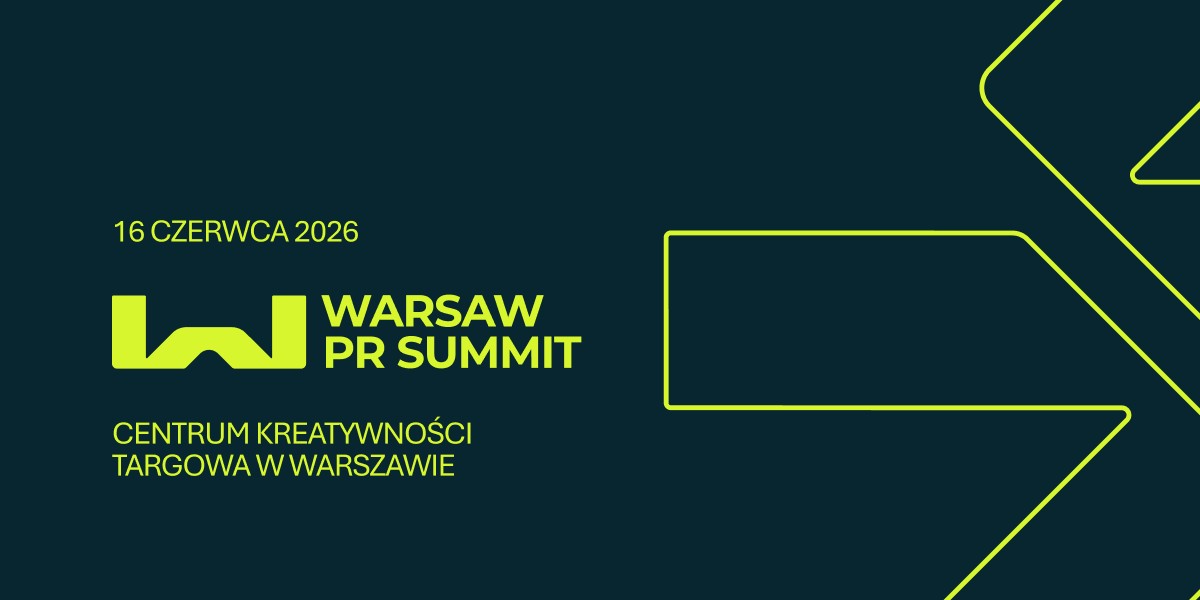 Warszawskie Forum PR odbędzie się 16 czerwca. Specjaliści omówią wizerunek przedsiębiorstw w dobie sztucznej inteligencji. 2 Warsaw PR Summit