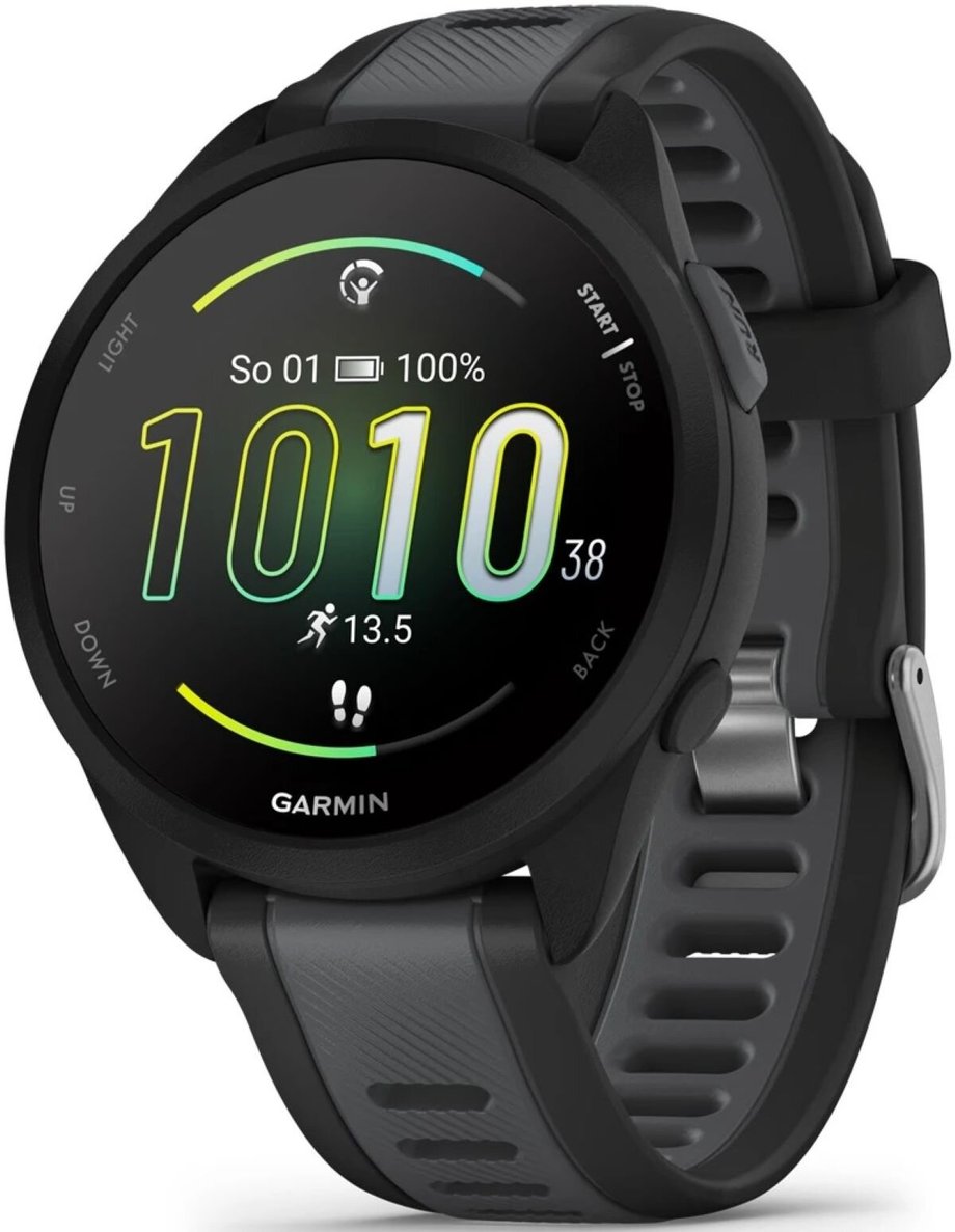 Garmin dla zapalonych i aktywnych. Czołowe smartwatche w rankingu 64 Smartwatch GARMIN Forerunner 165 czarny