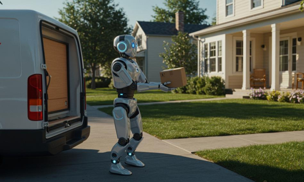 Roboty zasilane przez AI zastąpią 700 tysięcy kurierów.